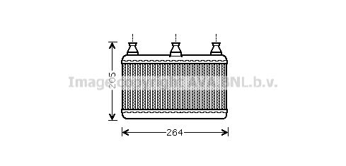 AVA QUALITY COOLING šilumokaitis, salono šildymas BW6341